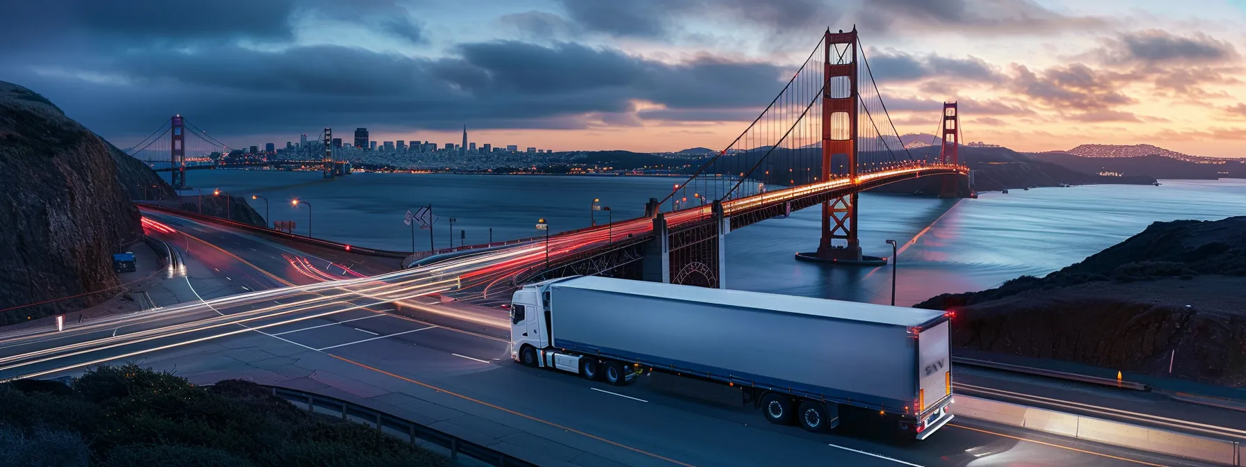 BayBridge Transit Truck at Golden Gate Bridge